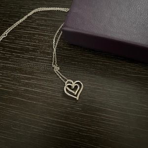 Hallmark double heart necklace